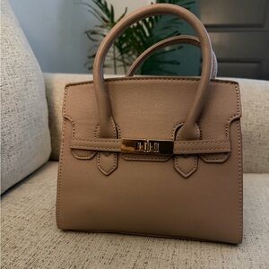 Madison West Tan Satchel
